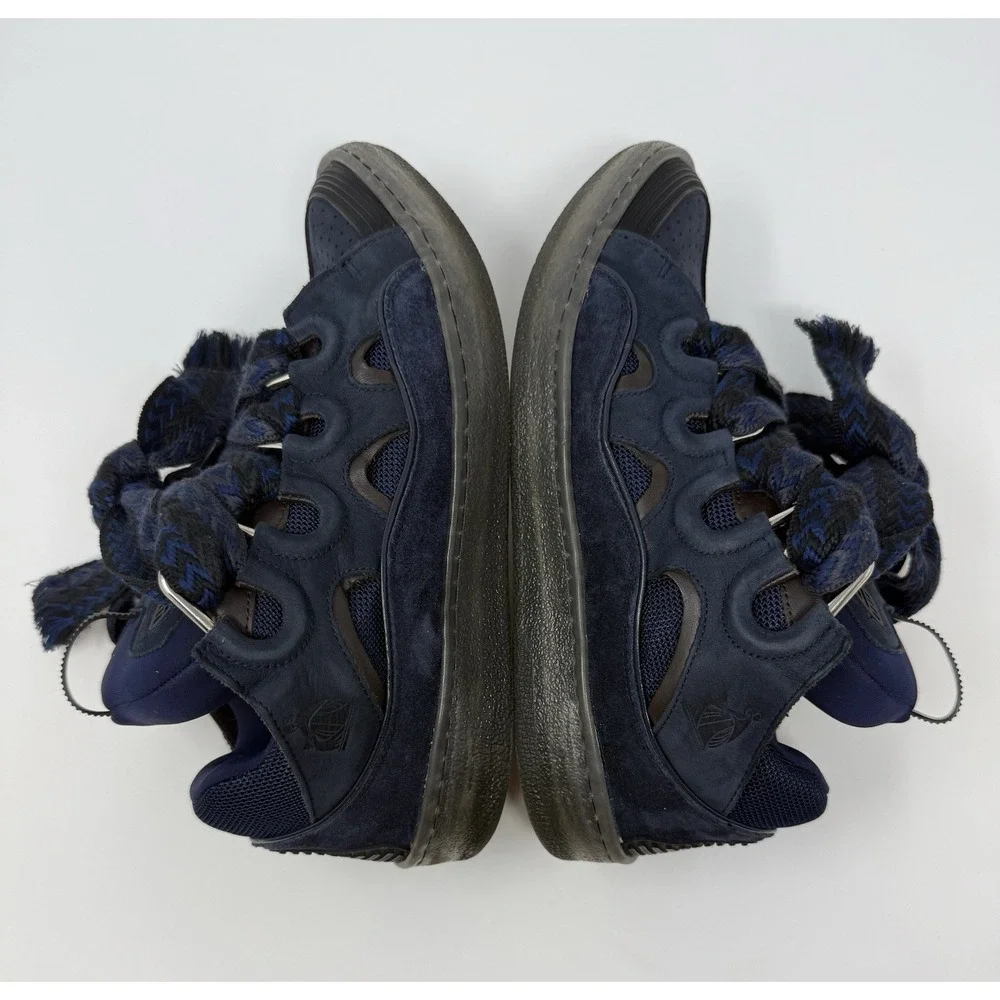 Lanvin Curb Sneaker Navy Size 9 US 42 EU - Picture 3 of 9